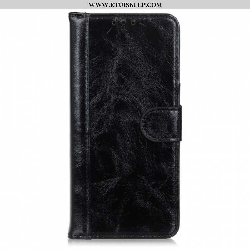 Etui Folio do Sony Xperia 5 III Skóra Lakierowana